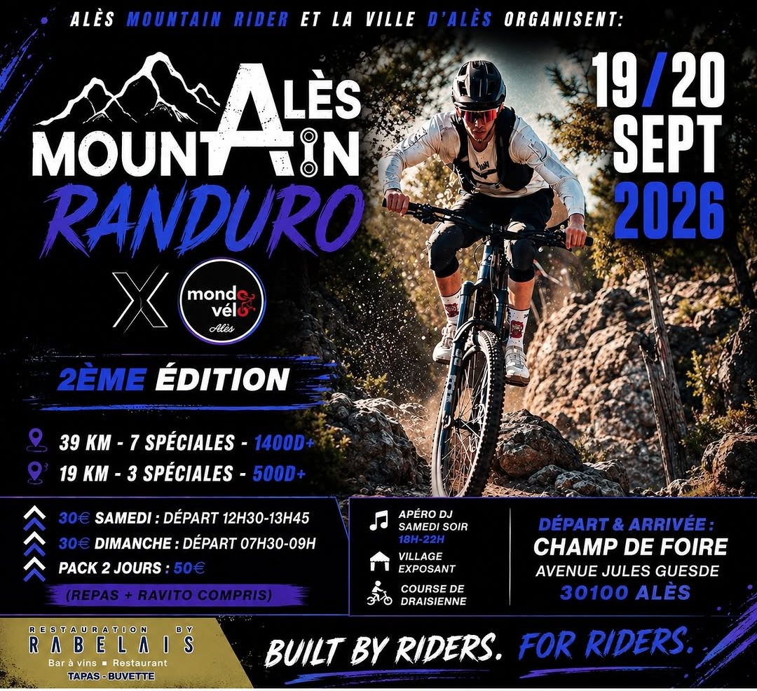 Alès Mountain Randuro 2026 – 2ème édition